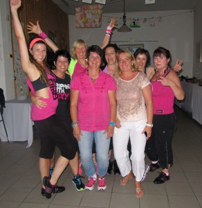 Die Zumba Mädels mit Heike und Petra