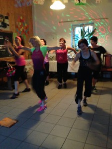 Zumba in Aktion